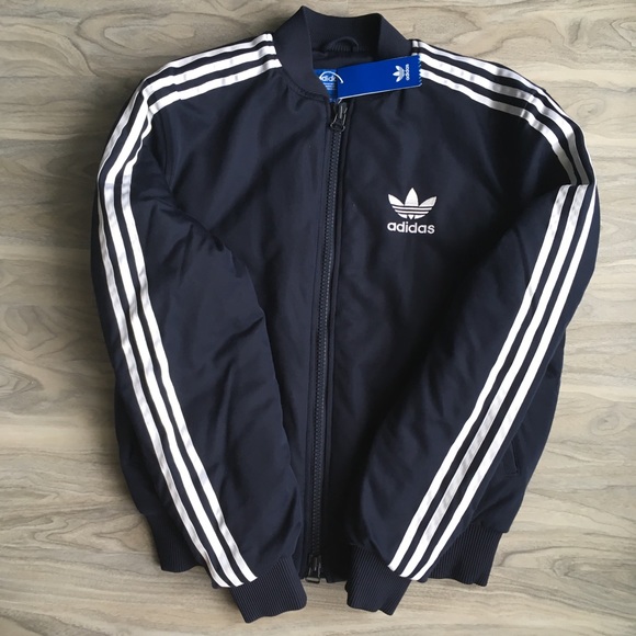 adidas Other - Adidas Navy Bomber Jacket S NWT MEN